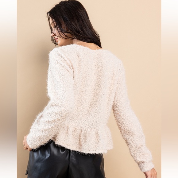 19 Boho Chic Fuzzy Knit Open Front Cardigan - Picture 5 of 8